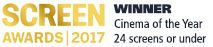 Screen Awards 2017 - Winner Cinema of the Year 24 screens or under