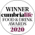 WINNER - cumbrialife Food & Drink Awards 2020
