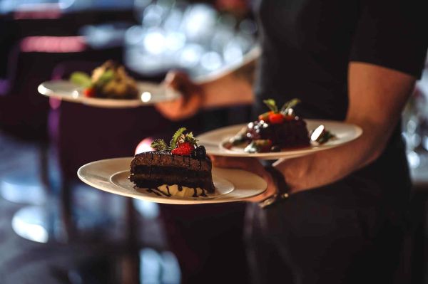Zeffirellis chocolate deserts serving